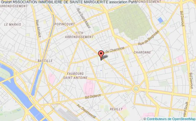 plan association Association Immobiliere De Sainte Marguerite Paris