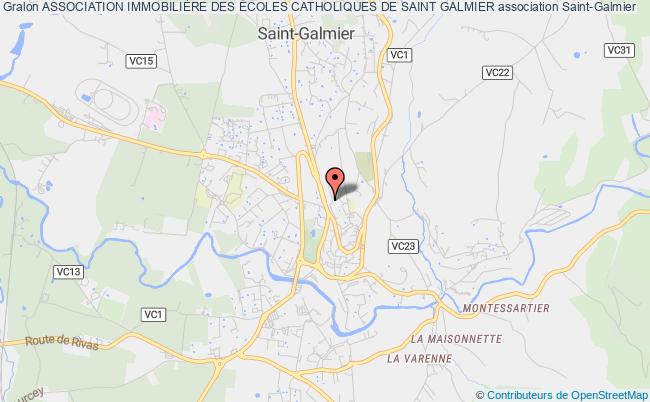 plan association Association ImmobiliÈre Des Écoles Catholiques De Saint Galmier Saint-Galmier