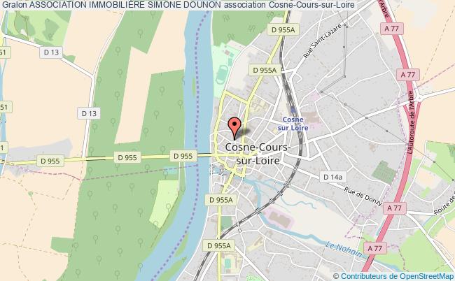 plan association Association ImmobiliÈre Simone Dounon Cosne-Cours-sur-Loire