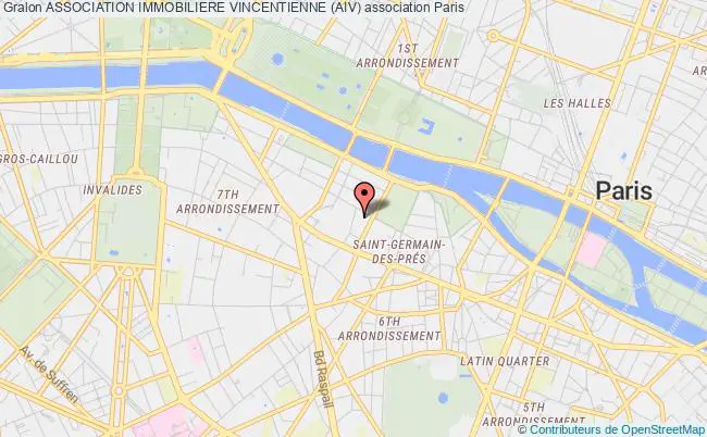 plan association Association Immobiliere Vincentienne (aiv) Paris