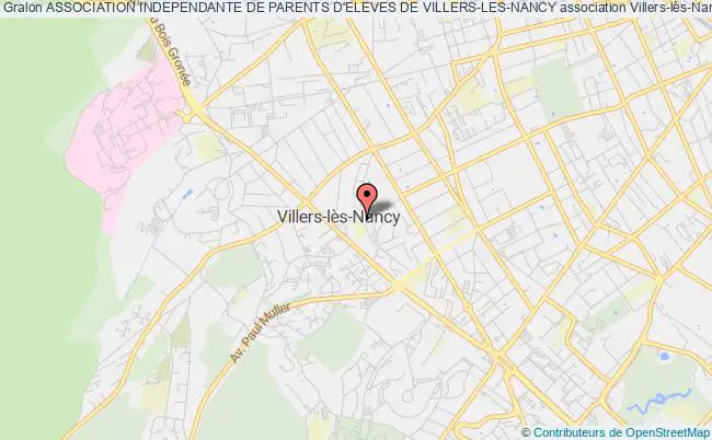 plan association Association Independante De Parents D'eleves De Villers-les-nancy Villers-lès-Nancy