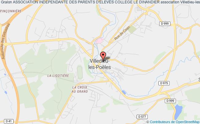 plan association Association Independante Des Parents D'eleves College Le Dinandier Villedieu-les-Poêles-Rouffigny