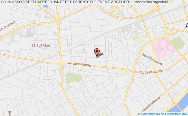 plan association Association Independante Des Parents D'eleves D'argenteuil Argenteuil