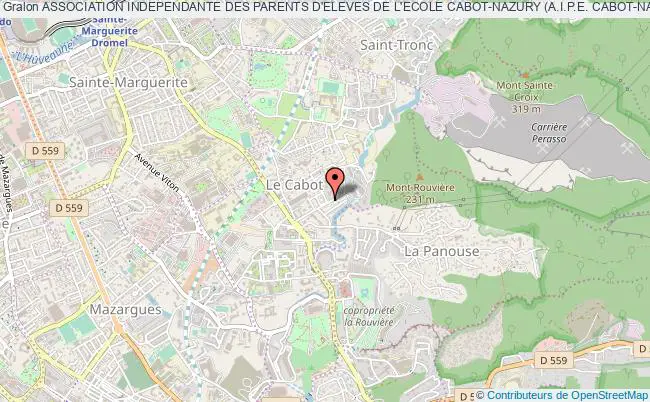 plan association Association Independante Des Parents D'eleves De L'ecole Cabot-nazury (a.i.p.e. Cabot-nazury) Marseille