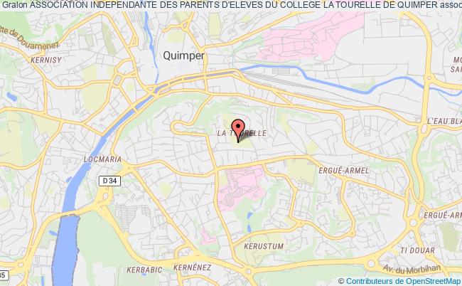 plan association Association Independante Des Parents D'eleves Du College La Tourelle De Quimper Quimper
