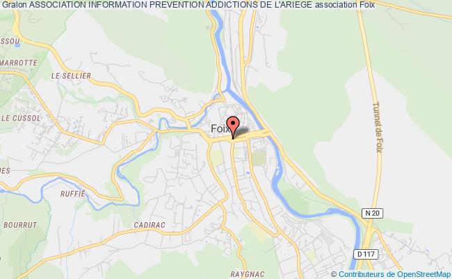 plan association Association Information Prevention Addictions De L'ariege Foix