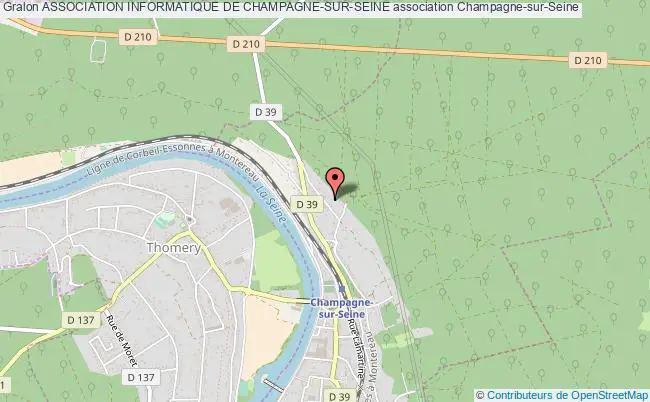 plan association Association Informatique De Champagne-sur-seine Champagne-sur-Seine