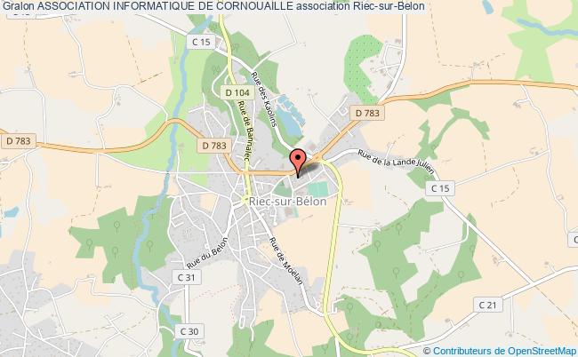 plan association Association Informatique De Cornouaille Riec-sur-Belon