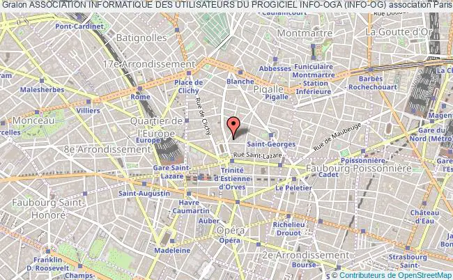 plan association Association Informatique Des Utilisateurs Du Progiciel Info-oga (info-og) Paris