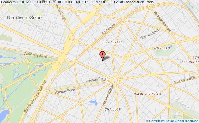 plan association Association Institut Bibliotheque Polonaise De Paris Paris