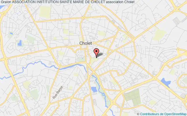 plan association Association Institution Sainte Marie De Cholet Cholet