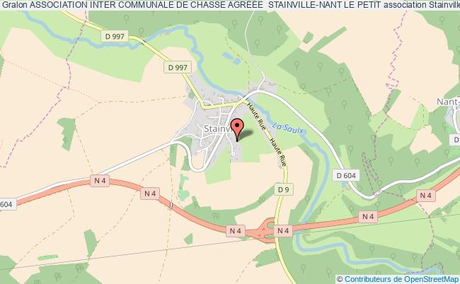 plan association Association Inter Communale De Chasse AgrÉÉe  Stainville-nant Le Petit Stainville
