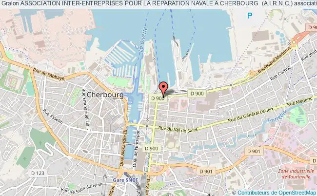 plan association Association Inter-entreprises Pour La RÉparation Navale A Cherbourg  (a.i.r.n.c.) Cherbourg-Octeville