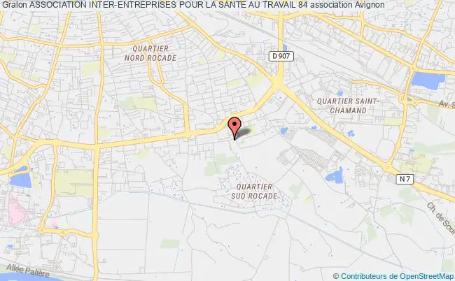 plan association Association Inter-entreprises Pour La Sante Au Travail 84 Avignon Cedex 9