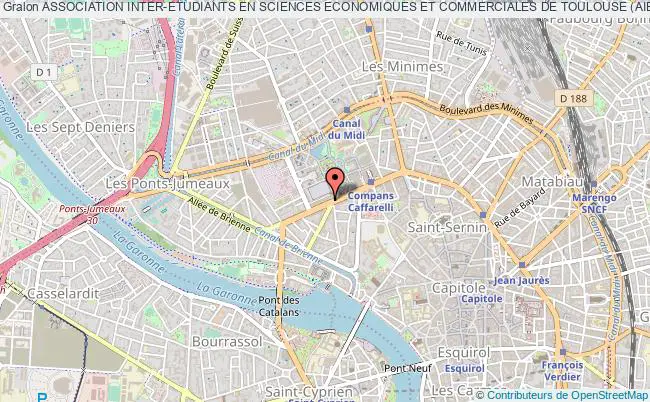 plan association Association Inter-etudiants En Sciences Economiques Et Commerciales De Toulouse (aiesec Toulouse) Toulouse