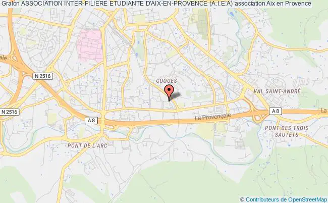 plan association Association Inter-filiere Etudiante D'aix-en-provence (a.i.e.a) Aix-en-Provence