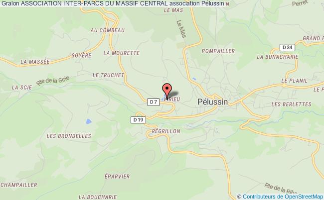 plan association Association Inter-parcs Du Massif Central Pélussin