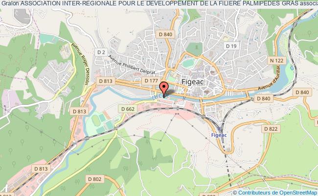 plan association Association Inter-regionale Pour Le Developpement De La Filiere Palmipedes Gras Figeac