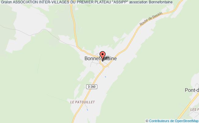 plan association Association Inter-villages Du Premier Plateau "assipp" Bonnefontaine