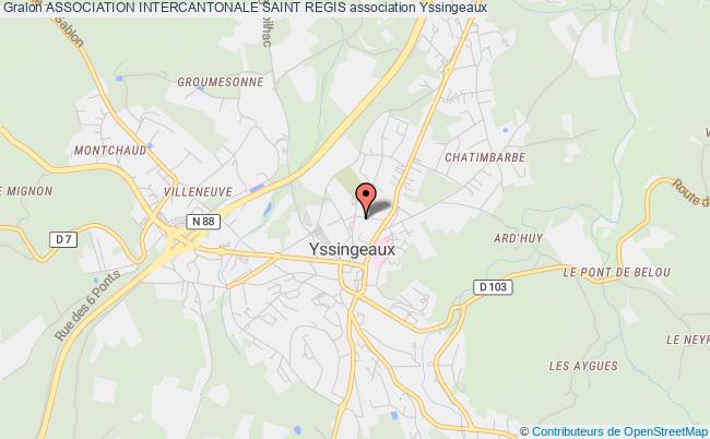 plan association Association Intercantonale Saint Regis Yssingeaux