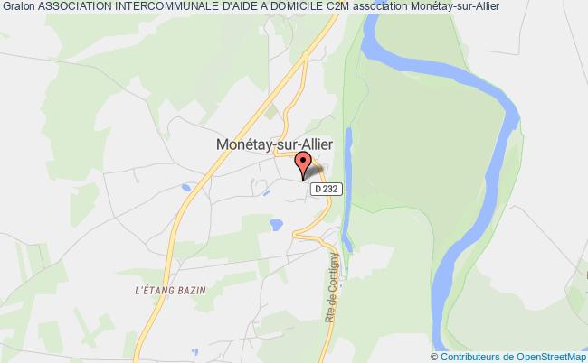 plan association Association Intercommunale D'aide A Domicile C2m Monétay-sur-Allier