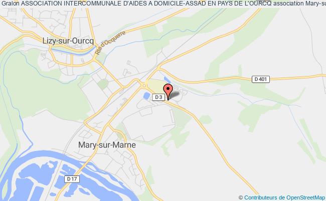 plan association Association Intercommunale D'aides A Domicile-assad En Pays De L'ourcq Mary-sur-Marne