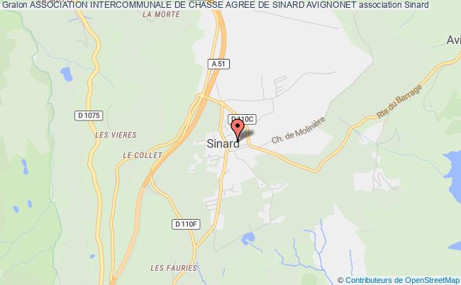 ASSOCIATION INTERCOMMUNALE DE CHASSE AGREE DE SINARD AVIGNONET