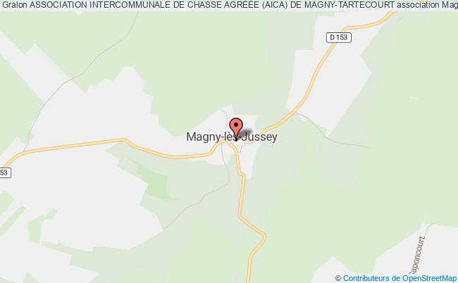 plan association Association Intercommunale De Chasse AgrÉÉe (aica) De Magny-tartecourt Magny-lès-Jussey
