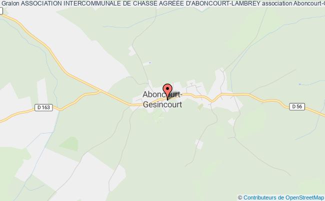ASSOCIATION INTERCOMMUNALE DE CHASSE AGRÉÉE D'ABONCOURT-LAMBREY