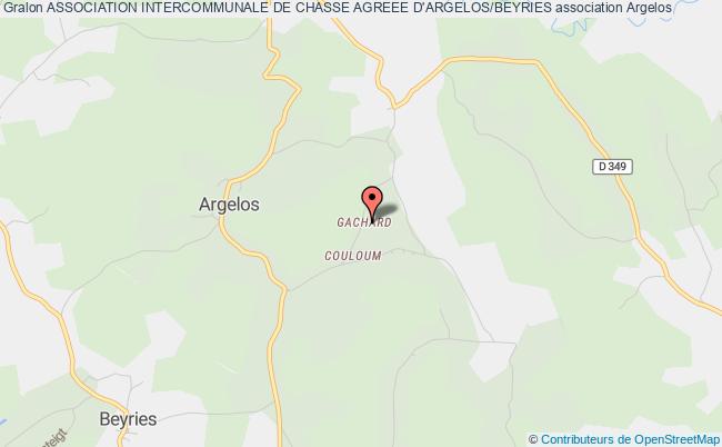 ASSOCIATION INTERCOMMUNALE DE CHASSE AGREEE D'ARGELOS/BEYRIES