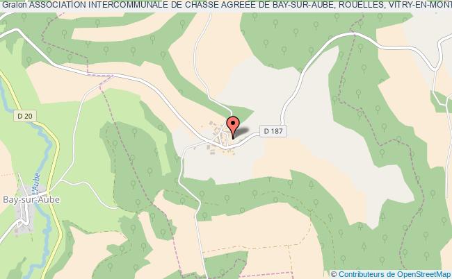 plan association Association Intercommunale De Chasse Agreee De Bay-sur-aube, Rouelles, Vitry-en-montagne Vitry-en-Montagne