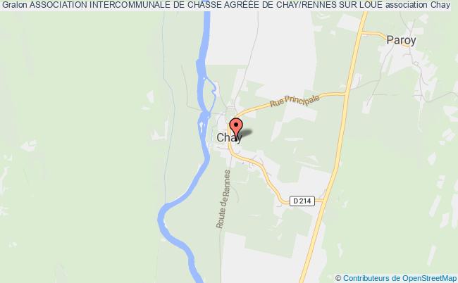 plan association Association Intercommunale De Chasse AgrÉÉe De Chay/rennes Sur Loue Chay