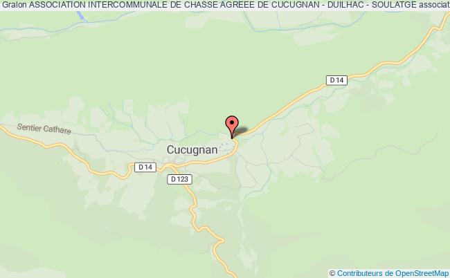 ASSOCIATION INTERCOMMUNALE DE CHASSE AGREEE DE CUCUGNAN - DUILHAC - SOULATGE