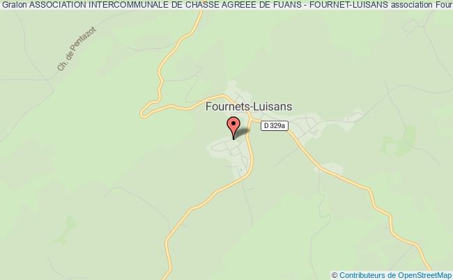 ASSOCIATION INTERCOMMUNALE DE CHASSE AGREEE DE FUANS - FOURNET-LUISANS