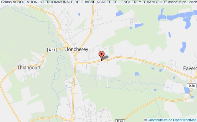 ASSOCIATION INTERCOMMUNALE DE CHASSE AGREEE DE JONCHEREY  THIANCOURT