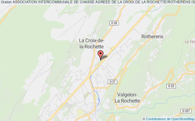 ASSOCIATION INTERCOMMUNALE DE CHASSE AGREEE DE LA CROIX DE LA ROCHETTE/ROTHERENS (SAINT-HUBERT DE COTES ROUGES)