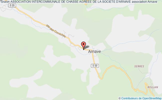 plan association Association Intercommunale De Chasse Agreee De La Societe D'arnave Arnave