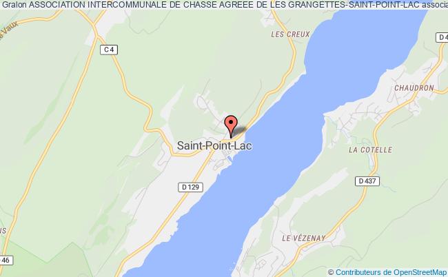 plan association Association Intercommunale De Chasse Agreee De Les Grangettes-saint-point-lac Saint-Point-Lac