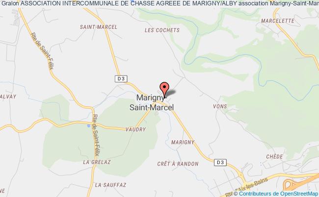 plan association Association Intercommunale De Chasse Agreee De Marigny/alby Marigny-Saint-Marcel
