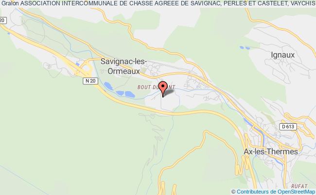 ASSOCIATION INTERCOMMUNALE DE CHASSE AGREEE DE SAVIGNAC, PERLES ET CASTELET, VAYCHIS.