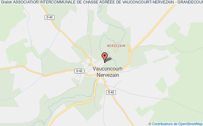 ASSOCIATION INTERCOMMUNALE DE CHASSE AGRÉÉE DE VAUCONCOURT-NERVEZAIN - GRANDECOURT