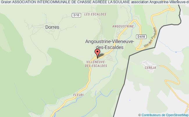 plan association Association Intercommunale De Chasse AgrÉÉe La Soulane Angoustrine-Villeneuve-des-Escaldes