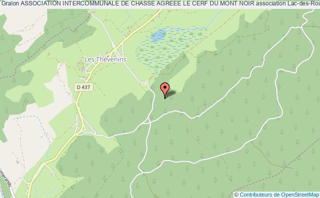 plan association Association Intercommunale De Chasse Agreee Le Cerf Du Mont Noir Lac-des-Rouges-Truites