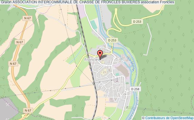 ASSOCIATION INTERCOMMUNALE DE CHASSE DE FRONCLES BUXIERES