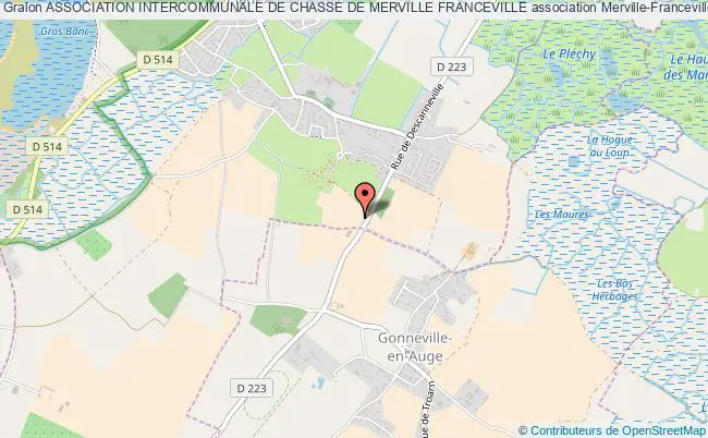 plan association Association Intercommunale De Chasse De Merville Franceville Merville-Franceville-Plage