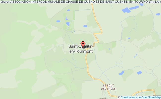 plan association Association Intercommunale De Chasse De Quend Et De Saint-quentin-en-tourmont « la Mer En Terre » Saint-Quentin-en-Tourmont