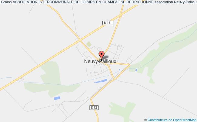plan association Association Intercommunale De Loisirs En Champagne Berrichonne Neuvy-Pailloux