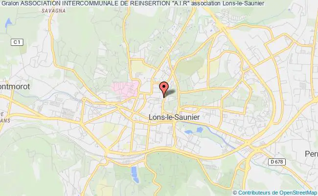 plan association Association Intercommunale De Reinsertion "a.i.r" Lons-le-Saunier