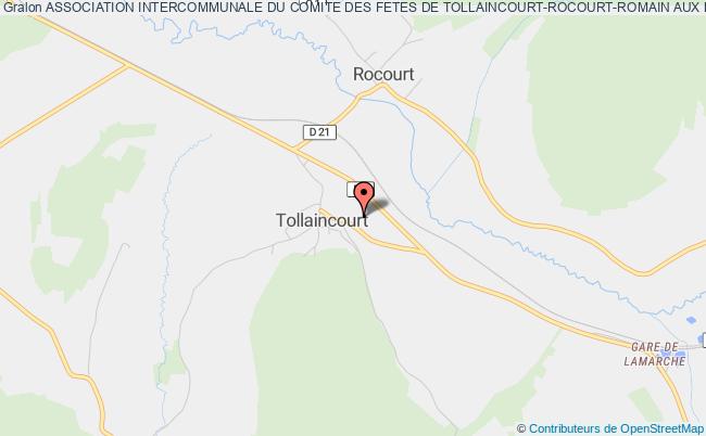 plan association Association Intercommunale Du Comite Des Fetes De Tollaincourt-rocourt-romain Aux Bois Tollaincourt