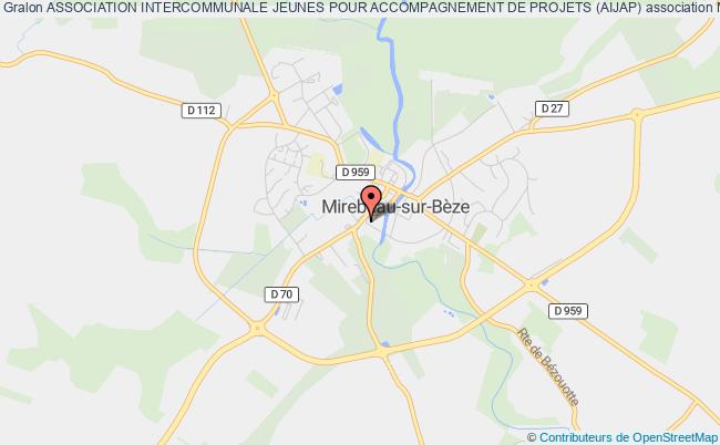 plan association Association Intercommunale Jeunes Pour Accompagnement De Projets (aijap) Mirebeau-sur-Bèze